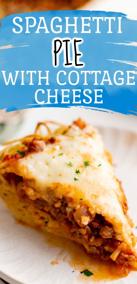 This Spaghetti Pie is a hearty and comforting twist on a classic. Cooked spaghetti is formed into a crust, then baked with a savory filling of Italian sausage, pasta sauce, mozzarella, parmesan, and cottage cheese. Best Spaghetti | Cooking Spaghetti | Homemade Spaghetti | Spaghetti Recipes | Baked Spaghetti | Leftover Spaghetti Casserole Recipe | Cheese Spaghetti | Spaghetti Torte | Easy Spaghetti | Spaghetti Casserole | Pasta Casserole | Chicken Spaghetti Pie, Cottage Cheese Spaghetti Bake, Cottage Cheese Spaghetti, Leftover Baked Spaghetti, Pizza Spaghetti Pie, Leftover Spaghetti Pie, Spaghetti Cottage Cheese, Easy Spaghetti Pie, Leftover Spaghetti Noodles Recipes