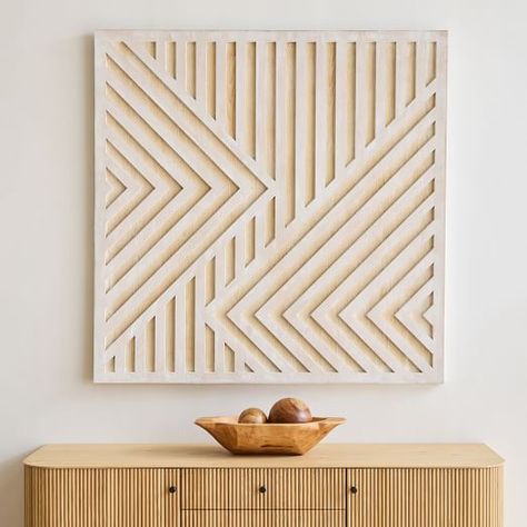 Dimensional Wall Art, Dimensional Wall, Wood Plaques, Contemporary Wall Art, Geometric Wall, Wooden Wall Art, Contemporary Wall, West Elm, Home Wall Art