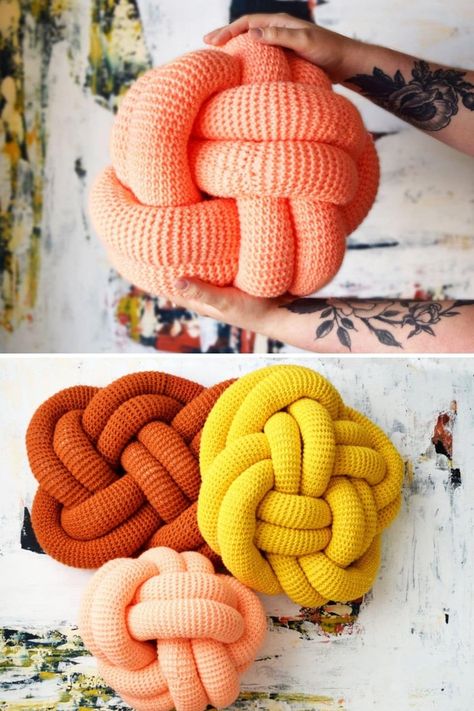 Crochet Pillow For Men, Long Crochet Pillow, Crochet Home Decor Patterns Free Decorative Pillows, Crochet Yoga Pillow, Crochet For College Dorm Room, Crochet Monkey Knot Pillow, Crochet For Dorm Room, Crochet Backrest Pillow, Crochet Tube Pillow