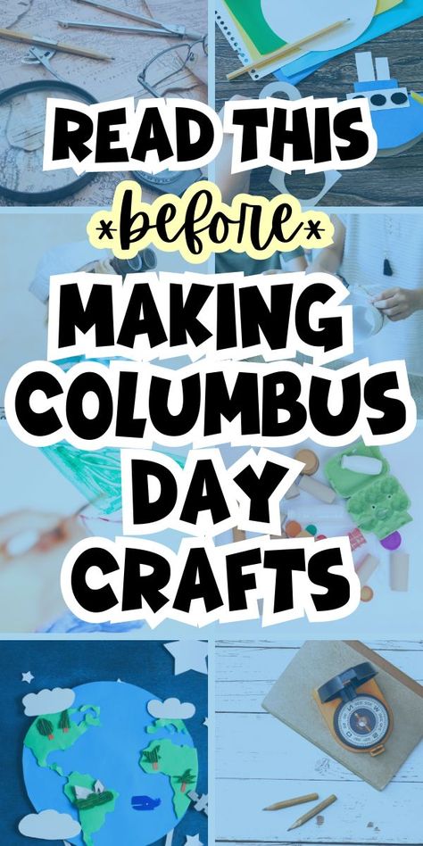 Columbus Day Homeschool, Columbus Day Activities For Preschool, Christopher Columbus Activities For Kindergarten, Columbus Day Preschool Activities, Columbus Day Kindergarten, Columbus Crafts For Kids, Columbus Day Crafts For Toddlers, Columbus Day Craft, Columbus Day Crafts Preschool