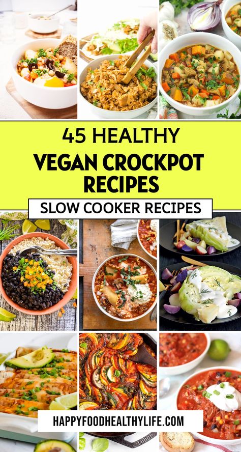 Are you searching for scrumptious vegan crockpot recipes to try out? Look no further! Here are 45 of the Best Vegan Crockpot Recipes that we swear by in our household. From dinners to summer delights, these healthy and high-protein options are perfect for your slow cooker. They're not only easy to make but also kid-friendly, making mealtime a breeze. Whether you're a seasoned chef or just starting out on your vegan journey, these recipes are sure to impress. Veggie Crock Pot Recipes, Vegan Crockpot Meals Easy, Easy Plant Based Crockpot Recipes, No Cheese Crockpot Recipes, Crockpot Casserole Recipes Vegetarian, Unusual Crockpot Recipes, Fall Vegetarian Crockpot Recipes, Plant Based Crock Pot Recipes, High Protein Vegan Crockpot Recipes