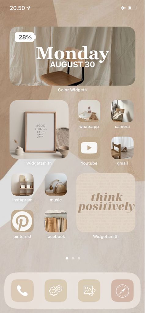 Aesthetic phone
Aesthetic home screen App Themes Iphone, Iphone Aesthetic Customization, Ios Home Screen Layout Ideas, Iphone 16 Widget Ideas, Ios 16 Home Screen Ideas Beige, Ios 16 Home Screen Ideas Minimalist, Lock Screen Widgets Icons, Iphone Screen Layout Ideas, Ios 16 Home Screen Wallpaper