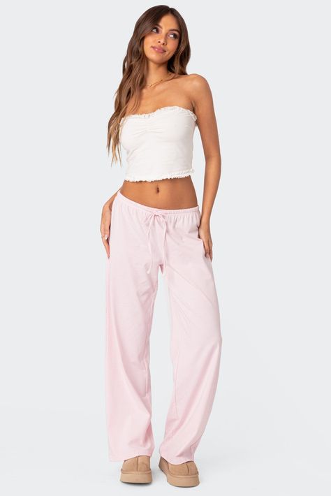 Olivia Striped Loose Fit Pants Loose Fit Pants, Cute Pants, Lazy Day Outfits, Cute Preppy Outfits, Cute Everyday Outfits, Pink Outfits, Really Cute Outfits, Fit Pants, Weekend Getaway