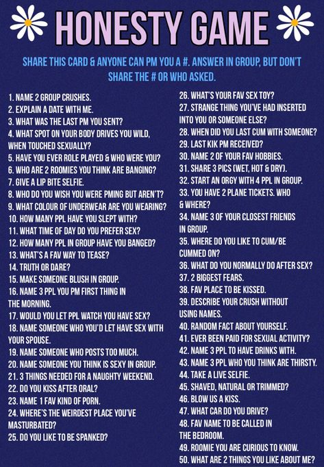 Complicated Questions To Ask, Relationship Questions Spicy, Truth Or Dare Tagalog Questions, Games To Play On Chat, Number Question Game For Couples, Funny Games To Play With Boyfriend, Games To Play With Your Bf Over Text, Couple Games To Play Over Text, Human Bingo Questions