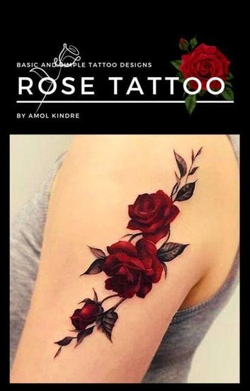 Rose With Stem Tattoo, Dead Rose Tattoo, Rose Stem Tattoo, Rose With Stem, Read Rose, Tattoo Design Tattoo, Black Rose Tattoos, Open Rose, Full Sleeve Tattoos