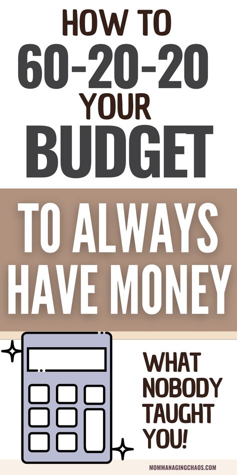 If you find yourself consistently running out of money after creating a monthly budget, consider giving the 60-20-20 budget a shot. you created a monhtly budget but you've ended up with nothing by the next paycheck this may help.  budget ideas, budgeting and saving, budget goals 90 Day Savings Plan, Create A Budget For Beginners, How To Create A Monthly Budget, Biweekly Savings Plan Low Income Budget, 60 20 10 10 Budget, Budget For 50k Salary, Budget Ideas Monthly, Sample Budget Monthly, How Much To Save From Each Paycheck