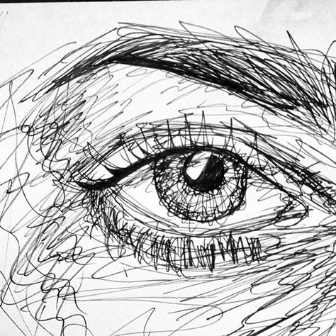 scribble art 11 Black, Art, A Drawing, Pen, Black And White, White