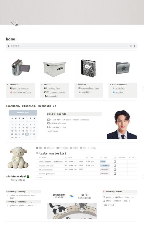 best notion template Kpop Notion Template, Minimal Notion Template, Cute Notion Template, Simple Notion Template, Notion Template Free, Minimal Notion, Notion Organization, Notion Layout, Notion Template Ideas