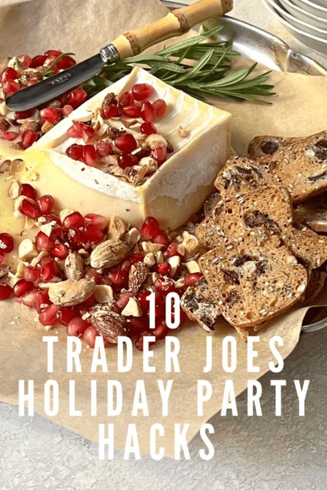 Trader Joes Appetizers, Trader Joes Recipes Healthy, Trader Joes Snacks, Brunch Appetizers, Thanksgiving Appetizers Easy, New Years Appetizers, Throwing A Party, No Cook Appetizers, Christmas Appetizers Party