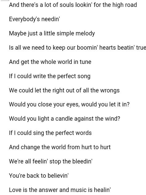 Music is healing Florida Georgia line lyrics Part 2 I couldn't find the lyrics anywhere online finally found them so I decided to post all of the lyrics Part by part. Enjoy. ☺ Florida Georgia Line Lyrics, All Lyrics, Dope Tattoos For Women, Florida Georgia Line, Florida Georgia, Dope Tattoos, Music Is, I Decided, Georgia