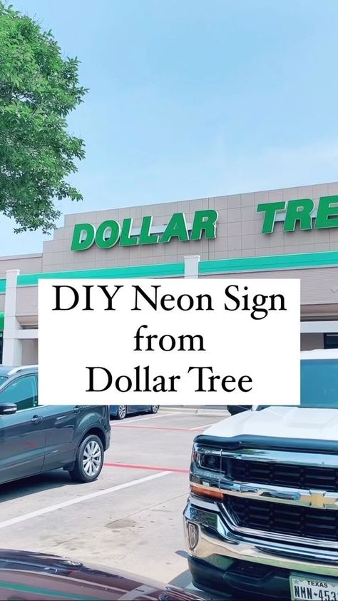 Amy 🌻 TX Mama Shops N DIYs on Reels | Nelly · Lil Bit Easy Diy Neon Sign, Diy Light Up Sign, How To Make Your Own Neon Sign, Diy Led Sign, How To Make A Neon Sign Easy Diy, Diy Neon Party, Dollar Tree Acrylic Sign, Diy Neon Sign El Wire, Diy Neon Sign