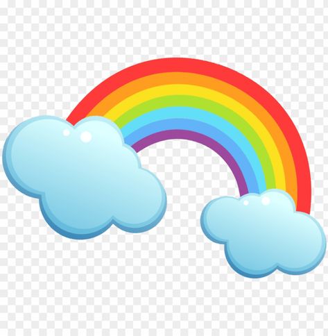 A Rainbow, Cocomelon Rainbow, Coco Melon Cake Topper Printable Free, Rainbow Cake Topper Printable Free, Rainbow Clouds, Cocomelon Background, Rainbow Images Free Printable, Cloud Design, Rainbow Cake Topper Printable