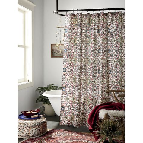 Distant Lands Tapestry Shower Curtain, Color: Multiple Colors - JCPenney Shower Curtain Color, Wood Bath, Printed Tile, Shower Curtain Liner, Faux Wood, Another World, Bath Rug, Bath Accessories, Shower Bath