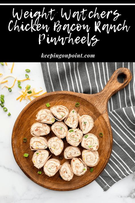 Chicken Bacon Ranch Pinwheels – Weight Watchers Chicken Bacon Ranch Pinwheels, Bacon Ranch Pinwheels, Ranch Pinwheels, Ww Appetizers, Weight Watchers Appetizers, Keeping On Point, Chicken Bacon Ranch Pizza, Chicken Pinwheels, Weight Watchers Meal Plans