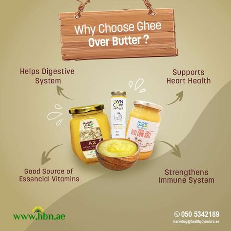 why choose ghee over butter? Pizza Flyer, A2 Milk, Organic Ghee, Gut Inflammation, Eating Organic, Linoleic Acid, Clarified Butter, Organic Living, Social Media Design Inspiration