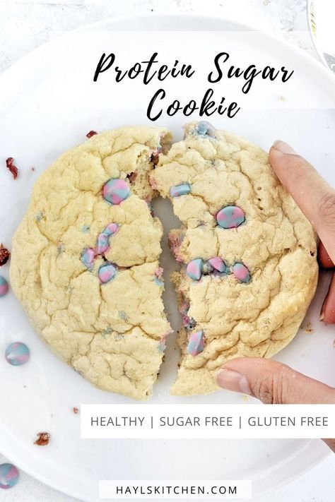 Cookie With Protein Powder, Low Cal Protein Cookies, Sugar Free Sugar Cookie Recipe, Sugar Free Protein Cookies, Vanilla Protein Cookies, Low Carb High Protein Cookies, Hidden Protein Recipes, Protein Mouse, Whey Protein Cookies