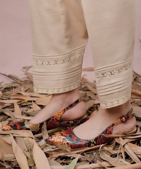 Trouser Designs on Instagram: “#latest_trouser_designs #justideas” Trouser Designs Pakistani, Ammara Khan, Trouser Pants Pattern, Shalwar Design, Salwar Design, Stylish Pants Women, Women Trousers Design, Salwar Pants, Pant Design