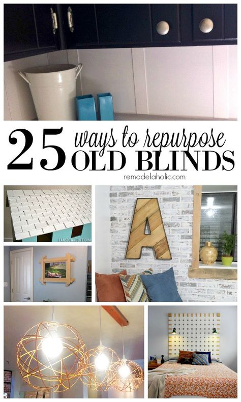 Vertical Blinds Makeover, Faux Blinds, Vinyl Mini Blinds, Wooden Window Blinds, Metal Blinds, Blinds Diy, Vinyl Blinds, Horizontal Blinds, Diy Blinds