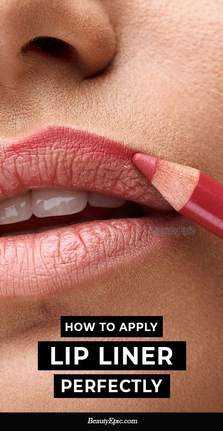 How To Apply Lip Liner Perfectly How To Do Lip Liner, Apply Lip Liner, Lip Liner Tips, Lip Liner Tutorial, Lip Liner Application, Fuller Lips Naturally, Best Lip Liners, Liner Tutorial, Perfect Red Lips