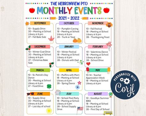 NO Sale Fundraiser Flyer, PTO Fundraiser, School Fundraiser, Raffle Fundraiser, Sport Fundraiser, Pta Church School Charity, Easy Fundraiser - Etsy Event Calendar Template, Pta Board, Pta Membership, Pta Events, Pta Meeting, Pta Fundraising, Pta School, Parent Volunteers, Fundraiser Flyer