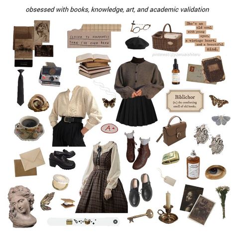 obsessed with books, knowledge, art, and academic validation 2023 Dark Academia, Choose Your Fighter Dark Academia, Dark Academia Librarian Aesthetic, Spanish Academia Aesthetic, Dark Academia For Plus Size, Scholarly Academia Outfit, Art History Major Aesthetic Outfits, Modern Dark Academia Outfit, Dark Academia School Bag