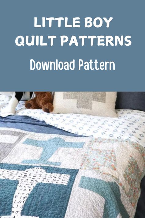 Little Boy Quilt patterns Baby Boy Quilts Patterns Free, Baby Quilt Patterns Easy Boy, Baby Boy Quilt Patterns Free, Baby Quilt Patterns Easy Free Simple, Baby Boy Quilt Ideas, Baby Boy Quilts Ideas Free Pattern, Little Boys Bedroom Decor, Boy Quilt Patterns