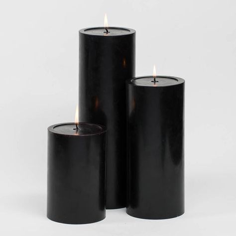 Black candle aesthetic