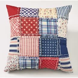 Americana Décor - Patriotic, 4th of July, Rugs, Wreaths July 4th Home Decor, Front Door 4th Of July Decor, Fourth Of July Sewing Projects, Red White And Blue Home Decor, July 4 Decorations Home Decor, Pillows Made From Shirts Memories, 4th Of July Outdoor Decor, Quilt Pillows Ideas, Vintage Americana Bedroom