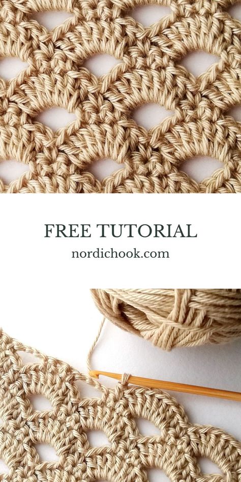 This free crochet tutorial shows how to make the arcade stitch step-by-step. It includes detailed photo instructions. This stitch is a repeat of four rows and it is suitable for beginners. All Crochet Stitches Chart, Crochet Arcade Patterns, Guide To Crochet Stitches, Intermediate Crochet Patterns Free, Lacework Crochet Pattern, Crochet X Stitch Pattern, Arcade Stitch Crochet Pattern, Crocheting With Embroidery Thread, Cool Crochet Stitches Free