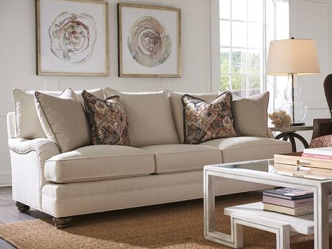 Upholstered Settee, Lexington Home, Rolled Arm Sofa, Brown Sofa, Furniture Upholstery, Best Sofa, Comfortable Sofa, Beautiful Furniture, Upholstered Sofa