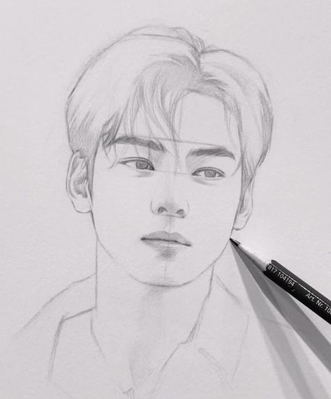 Drawing Cha Eun Woo, Eunwoo Drawing Pencil, Cha Eun Woo Drawing Pencil, Eunwoo Sketch, Cha Eunwoo Drawing, Cha Eun Woo Sketch, Cha Eun Woo Drawing, Drawing Kpop Idols, Kpop Idol Drawing