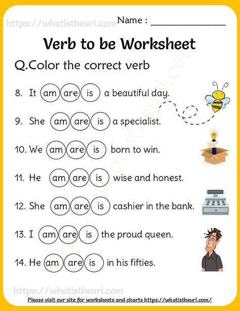 This worksheet can be used for both grade 1 and grade 2.  Please check with your school on the usages.  The kids need to pick the correct form of “verb to be” to complete the sentence. Please download the PDF Verb To Be worksheets for grade 2 – Exercise 10 English Work For Grade 1, Class Kg 2english Worksheets, Is Am Are Worksheet Class 2, Math Exercises Grade 1, To Be Sentences Worksheet, 2nd Grade Verb Worksheets, Grade 1 Verbs Worksheets, Is Are Worksheets Grade 1, Verb Exercises Worksheets