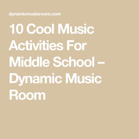 Dynamics Music Lesson Activities, Group Music Activities, Music Middle School, Music Lesson Plans Middle School, Middle School Choir Lesson Plans, Music Activities For Middle School, Music Appreciation For Middle School, Middle School Choir Games, Middle School Music Activities