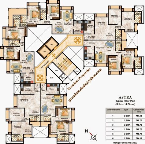 Taller de diseño 2bhk Flat Plan Layout, Boarding House Floor Plans, Block Of Flats Floor Plan, 3bhk Apartment Floor Plans, 2bhk Apartment Floor Plans, 2bhk Flat Plan, Apartment Plans Architecture, Apartment Complex Floor Plan, Apartment Building Layout