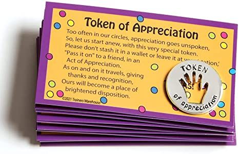 Amazon.com : Tokens of Appreciation and Cards (set of 10) : Academic Awards And Incentives Supplies : Office Products Employee Appreciation Ideas, Academic Awards, Pta Ideas, Family Box, Appreciation Ideas, Volunteer Appreciation, Employee Appreciation Gifts, Standard Business Card Size, Teacher Cards