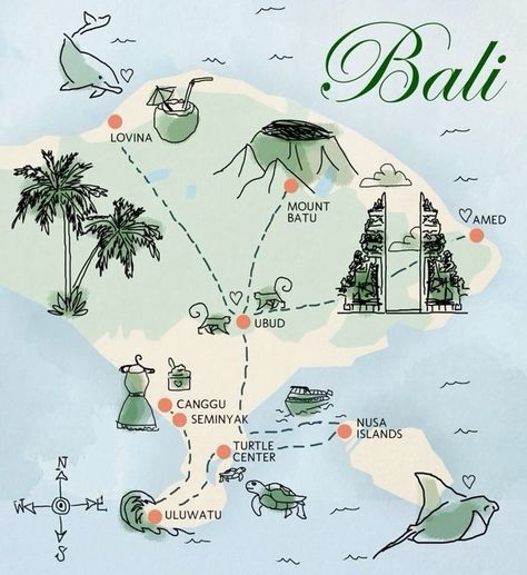 Solo Travel Aesthetic, Bali Backpacking, Bali Map, Bali Bucket List, Bali Baby, Bali Surf, Bali Trip, Bali Honeymoon, Rice Paddies