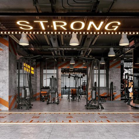 Evento Designs | Gym design Design and build by 𝗘𝘃𝗲𝗻𝘁𝗼 𝗗𝗲𝘀𝗶𝗴𝗻𝘀 @cameleon.fitout ▪️for inquiries contact us • Egypt +2 01000009395 • Dubai +971 50 657 3929 … | Instagram Gym Fitout Interior Design, Gym Design Interior Modern, Gym Ideas Design Commercial, Gym Interior Design Ideas, Gym Decorating Ideas, Gym Makeover, Gym Interiors, Fitness Design Gym, Gym Building