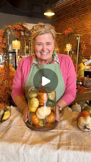 CREATIVE KITCHEN on Instagram: "Here are 3 different ways Jami would decorate a cloche for fall! Which one is your favorite? 1,2,or3? 🍂🧡

🔗Click the link in our bio for the pumpkins and candles!

#lifehappensinthekitchen#backtothetable#tabletalk#creativekitchen#fortsmitharkansas#smallbusiness#prefalldecorating#fall#falldecor#cloche" Fall Cloche Ideas, Fall Cloche, Pumpkins And Candles, Cloche Ideas, Pumpkin Display, Autumn Display, Creative Kitchen, August 17, Which One Are You