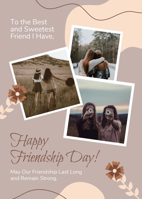 Happy Friendship Day Card Template Happy Friendship Day Photo Frame Template, Friendship Day Layout, Happy Friendship Day Frames, Friendship Day Frames Instagram, Friendship Day Collage Template, Happy Friendship Day Template, Friendship Day Templates, Happy Friendship Day Best Friends, Happy Frndship Day