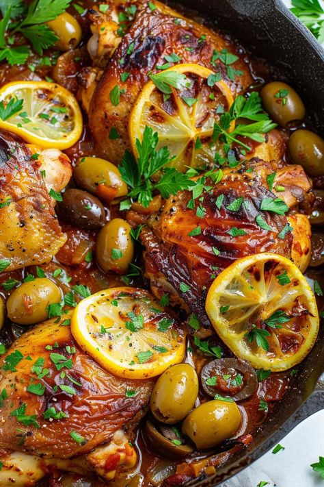 Turkey One Pot Meals, Spain Chicken Recipes, Whole Chicken Stew, Chicken Quarter Marinade, Hearty Chicken Recipes, Whole Food Chicken Recipes, Chicken Recipes Dinner, Dinner Recipes For Family Main Dishes, Slow Cooking Recipes