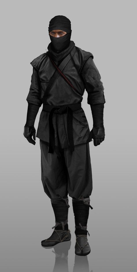 Ninja Outfits Men, Ninja Inspired Outfit, Ninja Fashion, Modern Ninja Outfits Men, Modern Ninja, Modern Ninja Outfits, Shinobi Outfit, Male Ninja Outfit, Assassin Outfit Design Male