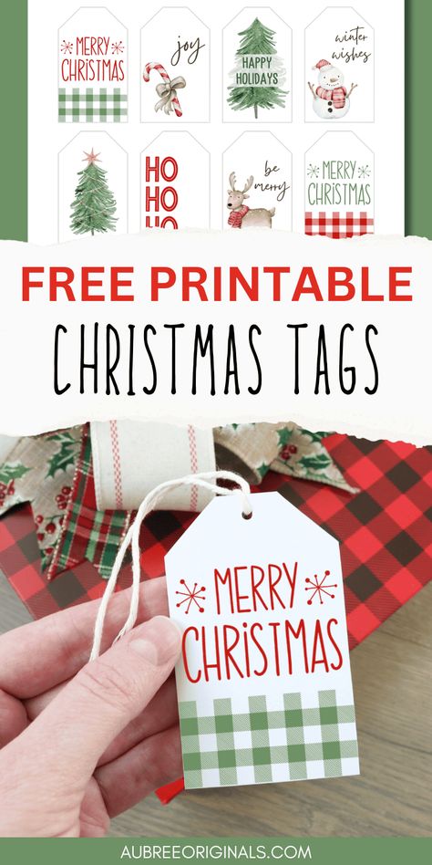 free printable holiday gift tags Pinterest pin image Neighbor Gift Tags For Christmas, Xmas Tags Printable, Gift Tags For Christmas Printable, Free Printable Red Truck Christmas Gift Tags, Homemade Labels Printable, How To Make Christmas Gift Tags, Gift Tag Christmas Printable, Stamping Up Christmas Gift Tags, Soap Tags For Christmas