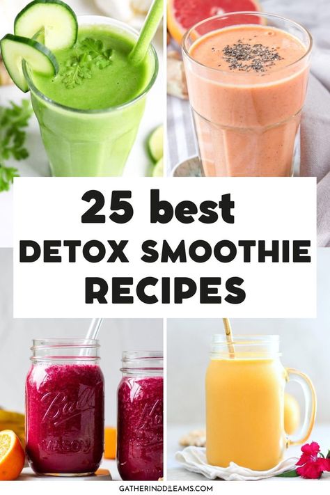 Start your day on a vibrant note with these detox smoothie recipes that promise both flavor and wellness. These delightful drinks are the perfect way to integrate detox into your daily routine. Detox Shakes, Detox Breakfast, Detox Smoothies, Detox Smoothie Recipes, Smoothie Cleanse, Easy Detox, Detox Drinks Recipes, Morning Smoothie, Cleanse Recipes