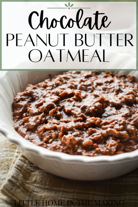 Peanut Butter In Oatmeal, Flavored Peanut Butter Powder Recipes, Chocolate Protein Oatmeal Recipes, Pb Chocolate Oatmeal, Quick Cook Oats Recipes Breakfast, Chocolate Peanut Butter Protein Oats, Oatmeal With Cocoa Powder, Chocolate Protein Powder Oatmeal, Chocolate Oatmeal Recipes Breakfast