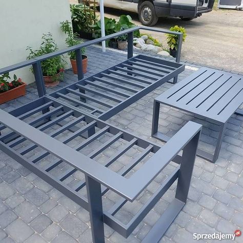 Iron Furniture Design, Steel Furniture Design, Welded Furniture, Metal Outdoor Furniture, Grill Door Design, Metal Sofa, Furniture Details Design, Industrial Design Furniture, Door Gate Design