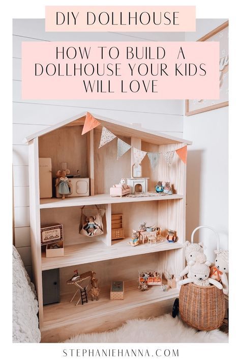 Build A Dollhouse, Minwax Colors, Ikea Dollhouse, Doll House Plans, Wooden Dollhouse, Barbie House, Big Girl Rooms, Diy Dollhouse, Diy Doll