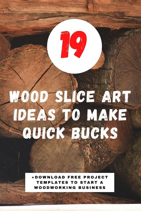 Cedar Slices Ideas, Wood Slice Projects To Sell, Wood Working Ideas That Sell, Large Wood Slice Ideas, Slices Of Wood Ideas, Things To Make Out Of Tree Logs, Diy Tree Trunk Projects Wood Slices, Diy With Wood Slices, Wood Slice Tree