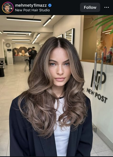 Hair Color For Mestiza Skin, Ash Colored Hair Brown, Milky Brunette Hair, Multidimensional Brunette Dark, Teddy Brown Balayage, Toffee Cream Brunette, Latte Brown Balayage, Soft Ash Blonde Balayage, Biscuit Brown Hair