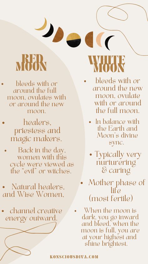 sacred bleeding 
women’s health Phases Of Your Cycle, Syncing Period With Moon, Lunar Menstrual Cycle, Women Moon Cycle, Moon And Femininity, Red Moon White Moon Cycle, Menstruating On A Full Moon, Moon Phases Menstruation, Moon Phase Period