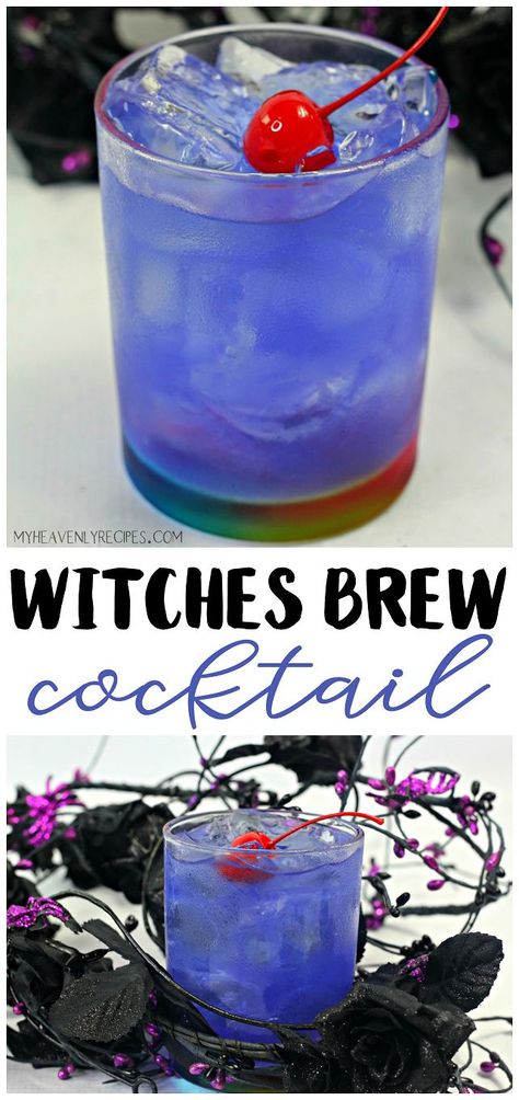 Witches brew cocktail- a fun alcoholic halloween drink to make for friends! Fun cocktail for a party. Purple people eater drink. Halloween drinks. Purple People Eater Drink, Witches Brew Cocktail, Halloween Alcohol, Purple People Eater, Halloween Party Drinks, Easy Alcoholic Drinks, Halloween Drinks Alcohol, Halloween Drink, Purple People